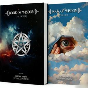 지혜의 책 테마 노트북(지혜의 눈 커버 포함) - 자기 성찰 및 철학 학습용