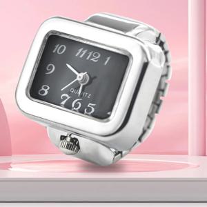 맞춤형, 패셔너블, 독창적인 사각형 다이얼, 아라비아 숫자 스케일 링, 미니 시계, 커플을 위한 저렴한 아이템