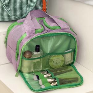 에어프렌드 남성용 가방 어린이용 세면도구 가방 그리드형 미용 화장품 어린이용 화장실 가방 메이크업 완비형 토트백 여성용 가방