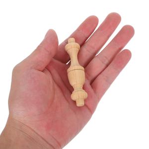 12개 미완성 원목 로마 기둥 장식용 나무 스피들 실내외 가구 장식 캐비닛 기둥 수리용 빈티지