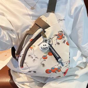 홍콩 뉴 2026 옥스포드 천 여성용 가슴 가방 크로스바디 여행 가방 방수 고급 캐주얼 만두 모양 싱글 스트랩