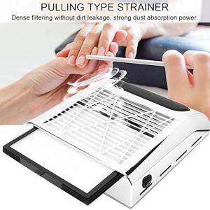 네일 먼지 수집기 매니큐어 기계 도구 강력한 파워 네일 진공 청소기 필터 제거 가능 네일 추출기 팬 네일 아트 도구