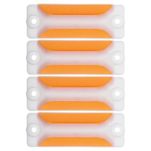 4 Pcs 직사각형 반사 Delineators 진입로 마커 도로 반사판 포장 마커 신호등 고속도로 표지판 도로