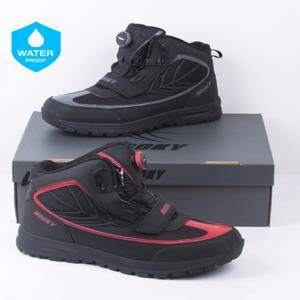 회전 버클이 있는 남성용 낚시 신발, 아웃도어 스포츠 등산화, 하이탑 방수 내마모성 EVA 충격 흡수 기능