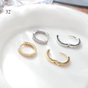 여성을 위한 서양식 스파클링 맞춤형 주얼리 귀걸이, 프리미엄 925 실버 커플 선물 스터드 귀걸이