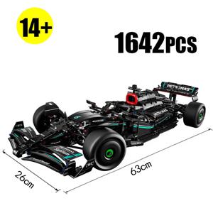 1642 PCS 테크니컬 시리즈 F1 W14 E 퍼포먼스 고속 레이싱카 조립 장난감 MOC 차량 모델, 소년을 위한 생일 선물