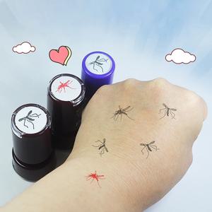 어린이용 모기 모듬 우표, 셀프 잉크 우표, 도장 스크랩북, DIY 그림, 장난 장난감 선물