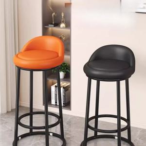 의자 의자 바 레스토랑 가구 높은 의자 주방 아일랜드 등받이가있는 야외 바 의자 현대 Barstools 소파 Hocker