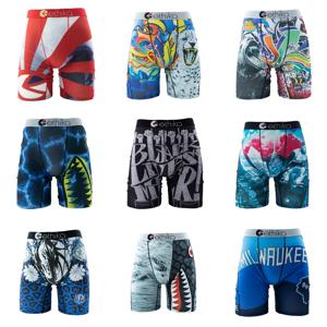 ETHIKA 남성 속옷 복서 1Pcs 섹시한 통기성 메쉬 가랑이 남성 수영 속옷 플러스 사이즈 남성 팬티 남성 복서 팬티