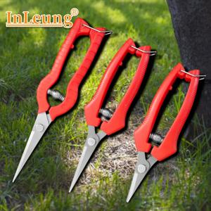 한 손으로 사용 가능한 날카로운 칼날 가지치기 가위, 잔디 정원 과일 나무 가지치기 가위, 미끄럼 방지 손잡이 절단 칼 도구