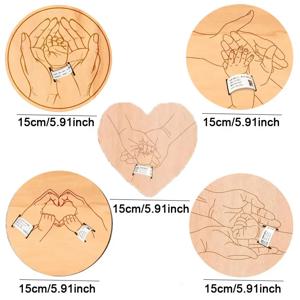 신생아 병원 기념품 홀더 맞춤형 아기 선물 기념 임신 팔찌 어머니의 날 & 아버지의 날 선물