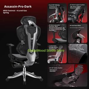 네일 아티스트 의자 게이밍 휴대용 의자 사무실 저렴한 게이머 의자 바퀴 달린 의자 작업용 의자 팔걸이 의자 가구 SIDIZ