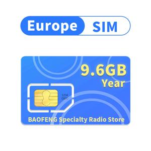 글로벌 유럽 IOT SIM 카드 4G LTE 워키토키용 글로벌-PTT GxinPOC 젤로 로밍 데이터 365일 1년 서비스 갱신 가능