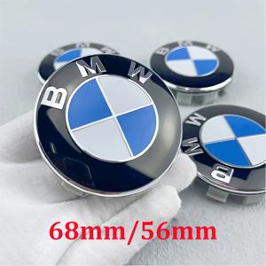 4개 ABS 56/68mm 자동차 휠 센터 허브 캡 BMW 미니 로고 E46 E36 E34 F10 E90 F30 E60 F30 E53 E30 X1 X2 X3 X4 액세서리
