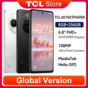 글로벌 버전 TCL 60 NXTPAPER 6.8인치 FHD+ NXTPAPER 디스플레이 108MP 울트라 픽셀 후면 카메라 최대 512GB 대용량 저장소