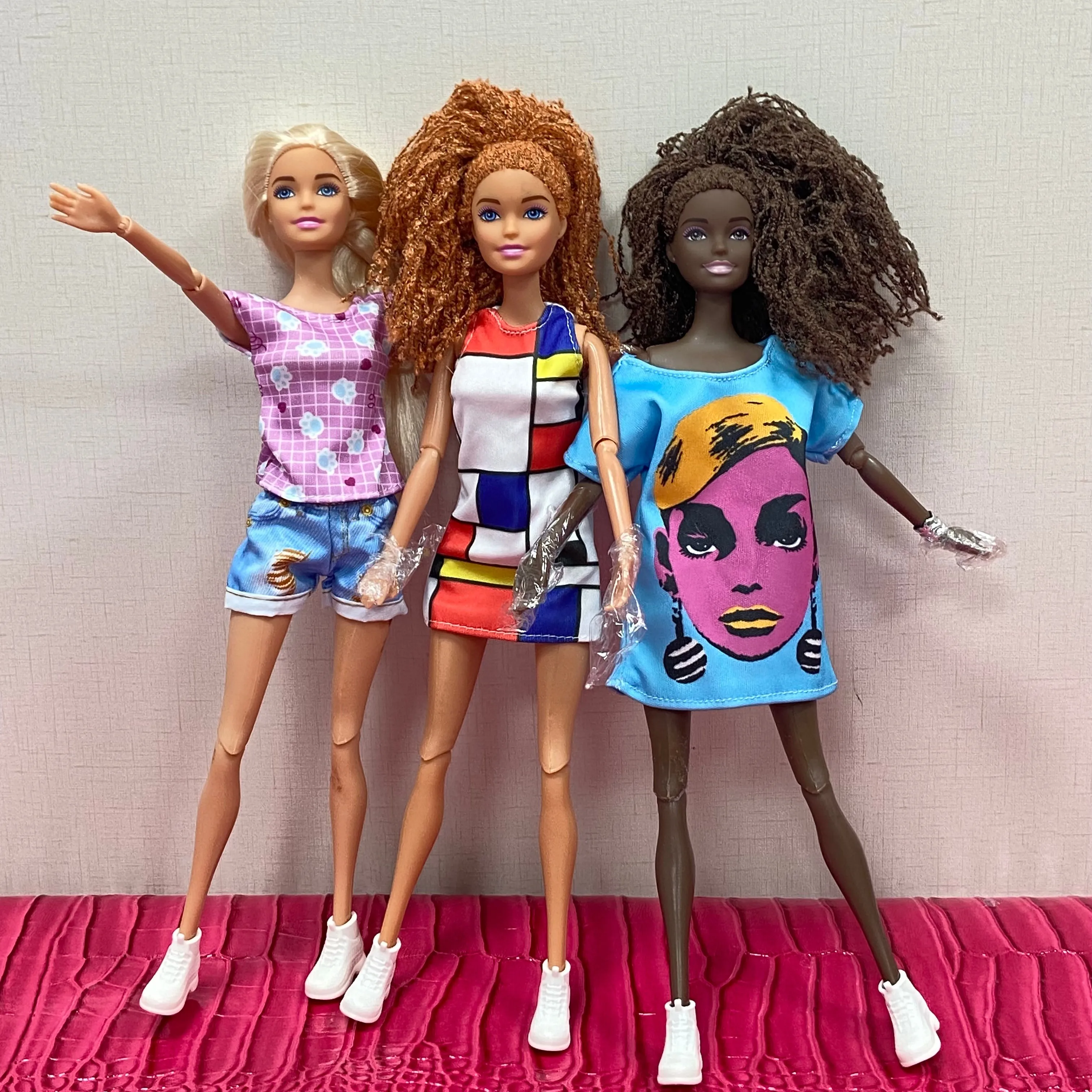 스타일리시한 인형 옷, 우아한 연예인 드레스, 30cm/11.5인치 인형에 적합한 액세서리.