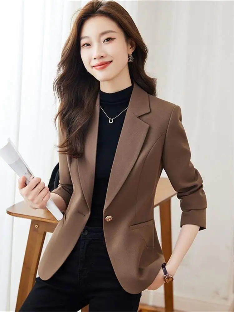 세련된 다용도 여성용 재킷 프리미엄 품질 봄 가을 소형 사이즈 정장 상의 여성용 고급 정장 의류