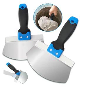 6.5인치 스테인리스 스틸 페인트 스크레이퍼, 투톤 그립 핸들 퍼티 나이프(벽지 제거 및 건식벽 마감 작업용)