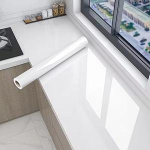 주방 진주빛 필름 방수 벽지 PVC 자체 접착 벽 스티커 DIY 홈 장식 룸 옷장 캐비닛 가구