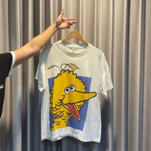 클래식 아메리칸 카툰 빅 버드 반팔 티셔츠 남성용 추천 상품 세서미 스트리트 의류