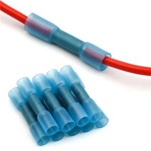 10/20/30/50PCS 열 수축 절연 버트 커넥터 스플 라이스 전기 압착 단자 방수 AWG 22-18 AWG 16-14 AWG 12-10