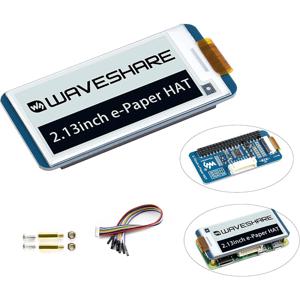 2.13 인치 E-Ink 디스플레이 HAT V4 250x122 SPI 인터페이스 Raspberry Pi 5/ 4B/3B+/3B/2B/A+/Zero 2 W/Jetson Nano 용 전자 종이 모듈