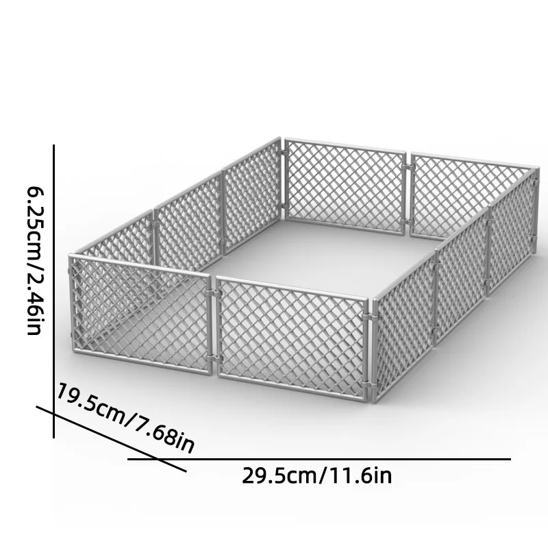 MOC 군사용 그물망 블록 장난감 세트 DIY 블록 장난감 (남아용) 호환 가능 클래식 농장 울타리 군사용 울타리 브릭 부품