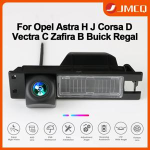 JMCQ AHD 1080P 175 °   Opel Astra H J Corsa D Meriva A Vectra C Zafira Insignia 용 브래킷이있는 자동차 후면 카메라 Fisheye 렌즈