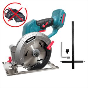 PATUOPRO 브러시리스 원형 톱, 휴대용 홈 무선 전기톱, 각도 조절 가능, 마키타 18V 배터리 (배터리 없음), 6 인치