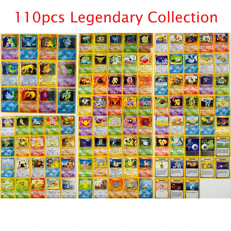 팀 로켓 화석 정글 네오 디스커버리 장난감 취미 취미 용품 게임 컬렉션 애니메이션 카드