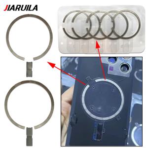 아이폰 12 미니 13 프로 맥스 14 플러스 후면 하우징 백 글래스용 무선 충전 마그넷 모듈 자석 금속 링