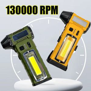 130000 RPM 전기 공기 송풍기 미니 터보 폭력 팬 3Pcs 노즐 자동차 키보드에 대 한 충전식 슈퍼 강력한 제트 건조 먼지 떨이