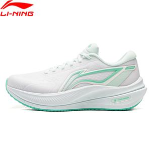 Li-Ning 여성용 YUEYING 5 와이드 토 박스가 있는 최적화된 쿠션 러닝화 TEMPO BOUNSE 반사 라이닝 스니커즈 ARHW004