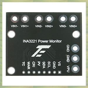 N15R-2X I2C SMBUS INA3221 트리플 채널 션트 전류 전원 공급 장치 전압 모니터 센서 보드 모듈 INA219 교체
