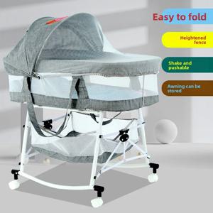유아용 침대 아기 요람 접이식 다기능 신생아 어린이 침대 모바일 야외 휴대용 요람