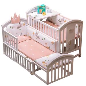 새로운 원목 조립 아기 침대 다기능 조립 침대 어린이용
