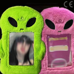 1PCS 푹신한 플러시 카드 홀더 Photocard 버스 카드 슬리브 ID 은행 신용 카드 수호자 부드러운 귀여운 편지지