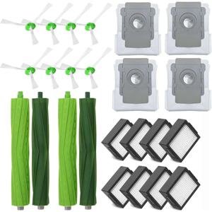 아이로봇 룸바 i1 i1+ i3 i3+ i4 i4+ i6 i6+ i7 i7+ i8 i8+/Plus E5 E6 E7 I,E &J 시리즈 진공 청소기, 브러시, 필터, 백