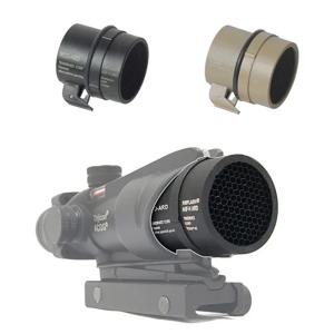 전술 Airsoft 무기 4X32 범위 4x 돋보기 KillFlash 빨간 점 시력 렌즈 보호대 소총 사냥 MLOK 레일 커버