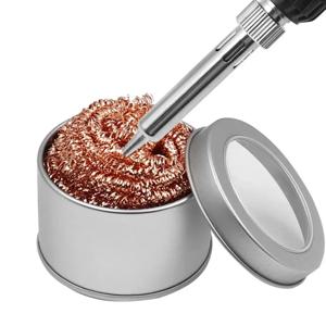 청소볼 납땜 제거용 인두망 필터 청소 노즐 팁 구리선 클리너볼 금속 드로스 박스 청소볼