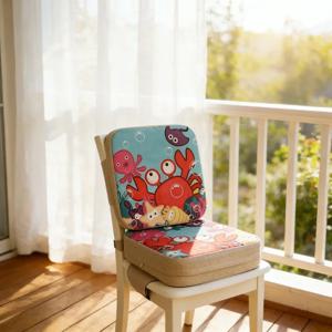 조절 가능하고 탈부착 가능한 어린이용 부스터 시트 쿠션 패드, 아기 식사용 하이체어 안전 패드, 가정용 편안한 제품