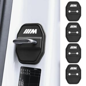 자동차 도어 무음 댐핑 쿠션 실리콘 도어 잠금 버클 도어 보호 커버 BMW E46 E90 E60 F30 F10 E39 E36 F20 G30 G20 i3용
