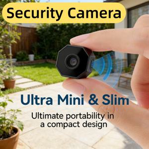 4K HD WiFi 미니 카메라 초소형 카메라 무선 스마트 보안 모니터 야간 투시경 원격 제어 홈 보호 캠코더 NEW