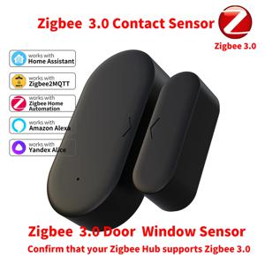 Zigbee 3.0 접촉 센서 도어 센서 창문 센서 Zigbee 허브는 홈 어시스턴트와 함께 작동해야 합니다. Yandex Alexa ZHA Zigbee2MQTT HA