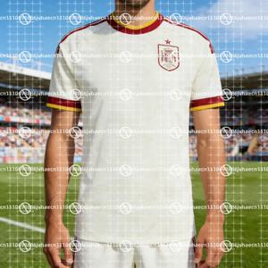 2026년 스페인 국가대표팀 월드컵 원정 유니폼 티셔츠 남성용 축구 팬 셔츠 속건 통기성 가족 스포츠웨어