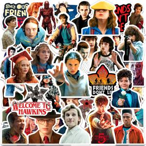 60Pcs 공포 영화 스티커 만화 낙서 스티커 데모고르곤 스티커 전화 수하물 방수 데칼