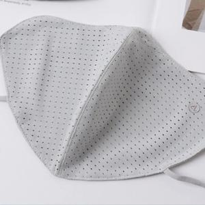 새로운 솔리드 컬러 통기성 아이스 실크 마스크 세척 가능 자외선 차단 마스크 방진 메쉬 페이스 커버 스카프 야외 스포츠