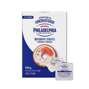 동서 필라델피아 크림치즈 포션 100g(16.67g*6개입)*1개