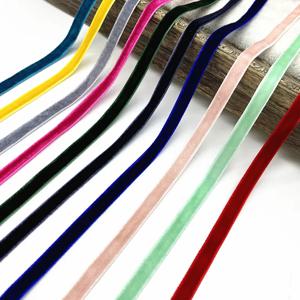 6-38mm 벨벳 리본 웨딩 파티 장식 수제 선물 포장 머리 Bowknot DIY 크리스마스 # 로리03