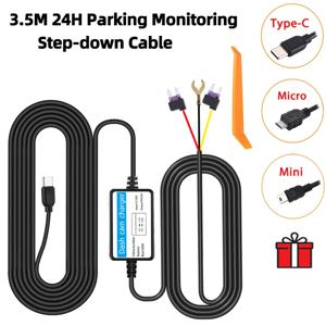 24H 주차 모니터링 자동차 DVR Dashcam 카메라 하드 와이어 키트 낮은 볼륨 보호 미니 USB 포트 12-30V in 5V2.5A 자동차 Assecories
